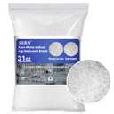 Sukh Pure White Silica Desiccant Beads 879G - Indicating Silica Gel Beads Drying Silicone Beads Reusable Desiccant Dehumidifier for Camera,Electronic,Books,Documents,Clothes,Painting,Jewelry