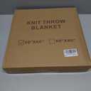 CYMULA Christmas Knit Throw Blanket - Super Soft Cozy Fuzzy Blankets for Couch, Sofa & Bed, Holiday Throw Blanket50"x60"