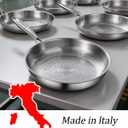 Titanium Pan Frying Pans for Cooking Non Stick with Lid 11.81in Upgraded Non-toxic Pro Cookware Grill Pot for Stove Tops Camping Skillet Extreme Heat-Resistant Lasts (Without lid, 11.82in)