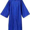 Erligo Unisex Matte Choir Robes for Church Adults, Graduation Gown Only for High School and Bachelor Standard, 51, Royal Blue
