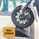 2 x 2Pack Plastic Curb Ramp for Driveway, Each 5.12" H x 10.63" W x 9.52" L, Extensible for Low Cars, Motorcycle,Bike, Cart Lawn