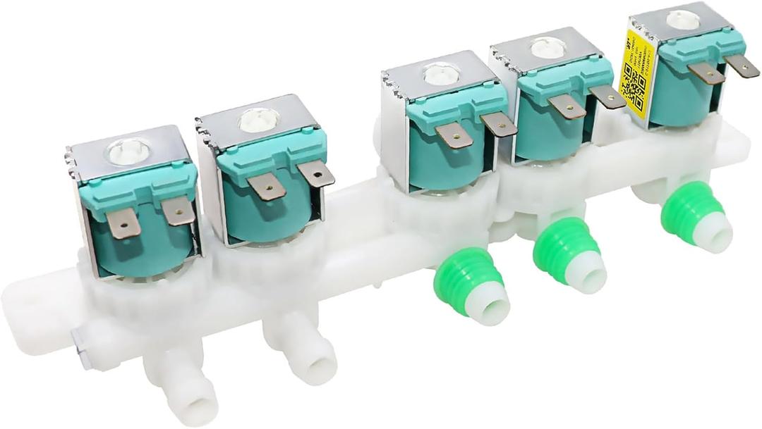 DC97-15459G Water Inlet Valve Assembly UPGRADED Fit for Samsung Washer, Replace 3276197 AP5623056 PS4220861 EAP4220861 - DC97-15459G Samsung Washer Water Inlet Valve