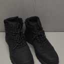 SPIEZ Waterproof Steel Toe Work Boots for Men Slip Resistant Antistatic Safety Shoes High-Top Winter Industrial and Construction Boots Black US 7.5-12 (9)