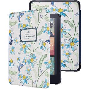 WALNEW Case for 7-inch Kindle Paperwhite 12th Gen 2024 and Colorsoft Signature Edition, Premium PU Leather Protective Cover for Kindle Paperwhite, Auto Wake/Sleep