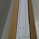 13FT H Track Lighting Rail Kit, White 3-Wire Single Circuit H-Type Track with Floating Canopy & Connectors