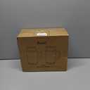 Buaic 2 PACK Glass Pitcher with Lid, 68oz/ 2 Liter Classic Vertical Stripes Water Pitcher with Handle,Glass Water Carafe for Cold Brew, Coffee, Lemonade, Iced Sun Tea,Beverage,Heat Resistant (Clear)