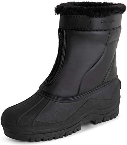 POLAR Mens Muck Nylon Strap Lace Up Duck Snow Winter Flat Rain Outdoor Boots EU 41