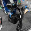 FOTING 3/4HP Submersible Sump Pump,4500 GPH Cast Iron Sewage/Effluent Pump,Automatic Tethered Float Switch,Septic Pump for Basement,Septic Tank,Basin,Sewage Well,1-1/2" NPT Discharge, Dark Blue