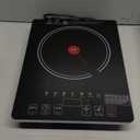 1800W Electric Cooktop Single Burner, Portable Stove Top with LED Touch Control, 8 Power Levels, Child Safety Lock, for Countertop Built In Installation in Kitchen Apartment Dorm Office