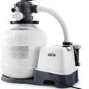 Intex Sand Filter Pump & Saltwater System for Up to 15,000 Gal Pools, Krystal Clear - Automatic Algae Control & Above-Ground Swimming Pool Cleaning