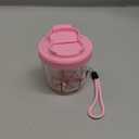 Cute Pill Organizer,Pill Dispenser with 7 Large Compartments,Portable Pill Bottle Box with Wide Opening for Easy Use, Anti-Mix Pills Organizer for Travel,Includes 20 Pcs Sticky LabelsPink