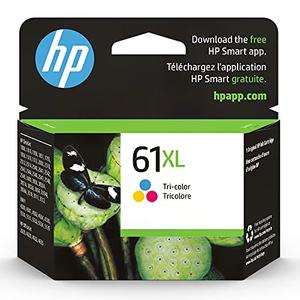 HP 61XL Tri-color High-yield Ink Cartridge | Works with Printer Series: DeskJet 1000, 1510, 2050, 2510, 2540, 3000, 3050, 3510; ENVY 4500, 5530; OfficeJet 2620, 4630 | Instant Ink Eligible | CH564WN