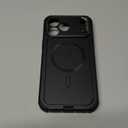 ESR for iPhone 17 Pro Max Case with Stash Stand, 7X Military-Grade Drop Protection with Camera Control, Shock-Absorbing Phone Rugged Cover, Compatible with MagSafe Accessories, Cyber Series, Black