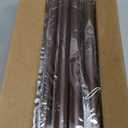 YaFex Curtain Rods 2 Pack 32-118 Inch, Heavy Duty 1 Inch Curtain Rod, Bronze Long Adjustable Window Treatment Rods,Modern Design, Easy Installation