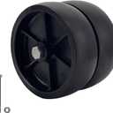 Rockane 6'' 2 Packs Boat Trailer Jack Wheels Replacement, Heavy Duty 2000lbs Capacity with Mounting Hardware, Fits Boat Trailer Jacks with Dual Wheels (2 Packs)