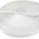 InstaTrim The Original Flexible Trim - 50ft White 1/2" Wide Caulk Tape - Adhesive Trim with Many Uses Including Caulking for Bathtubs, Sinks, Counters, Tile, Floors - Made in USA