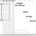 Mosquito Net for Porch/Patio/Canopy/Garden, Outdoor Sheer Tulle Curtains Mesh Net, Decoration Netting for Party Wedding Arch Draping&Ceiling Drapes Fabric, White 54x84in