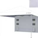 SANWAY 10x10 Pop Up Canopy Tent, One Push One Person Setup, Dark Black
