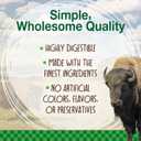 Nylabone Healthy Edibles WILD Natural Longer-Lasting Chew Treats, Bison Flavor, Large Dogs Up to 50 lbs - Made in USA (1 Count) (EXP 07/01/26)
