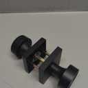 goldenwarm Black Closet Door Knobs Interior, Matte Black Passage Interior Door Knobs, Heavy Duty Zinc Alloy Indoor Doorknobs for Closet, Hall, 5 Pack