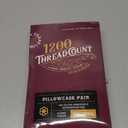 Texas Linen Co. 100% Egyptian Cotton Pillow Cases King Size Set of 2 - Luxury 1200 Thread Count Sateen Weave White Stripe Pillow Cases, 5 Star Hotel-Quality Pillowcases, Fits King Size Pillows