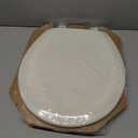 Mayfair Cameron Biscuit Toilet Seat, Non Slip Heavy Duty Wood, Easy Clean, Made in USA, Round