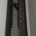 munirater Front Grille Bumper Grill W/Lights Replacement for T-a-c-o-m-a 2012-2015 Matte Black