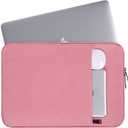 17.3 Inch Laptop Case Sleeve for Dell Inspiron 17/Dell G3 G7 17.3, HP Envy 17/Pavilion 17, Lenovo ideapad 17, Acer Predator 17, MSI GS75, 17.3 inch Computer Carrying Bag -Pink