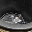 Set of 2 Tall Outdoor Planters 12 x 18 Inch Large Resin Outdoor Planters for Front Porch Flower Round Floor Decorative Indoor Pots with Drainage(White)