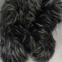 Faux Fur Boots for Women Winter Knee High Furry Snow Boots Fuzzy Fluffy for Girls Flat Long Boots (12 Wide)