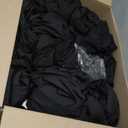 50 Pcs Black Stretch Chair Covers - Premium Polyester Spandex Slipcovers for Wedding, Party, Banquet, Dining & Event Chairs (50PCS)