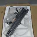 63 in. Traditional Black Metal Dimmable Standard Floor Lamp with Footswitch and Remote Control