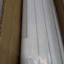 LazBlinds No Tools No Drill Cordless Roman Shades for Windows, Blackout Thermal Insulated UV Blocking Window Blinds, Lightweight Fabric Blinds for Indoor Windows, 28" W x 60" H, Blackout - White