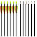 GPP 28-inches Fiberglass Archery Target Arrows - Practice Arrow or Youth Arrow for Recurve Bow