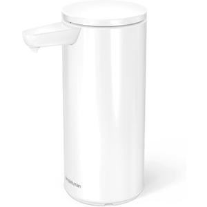 Simplehuman 9 oz. Touch-Free Automatic Rechargeable Sensor Pump, White Stainless Steel, New
