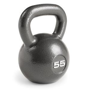 Marcy Hammertone Kettlebells, Ideal Workout Weights For Home Gym, Cast Iron, Black, 55lbs HKB-055