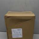 4 Packs Storage Bins with Bamboo Lids - Plastic Storage Containers with Lids Stackable Storage Box: Storages Baskets for Organizing Desktop Closet Playroom Classroom Office, Black