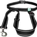 Caldwell's Pet Supply Co. Hands-Free Dog Leash, Adjustable Waist Leash for Dog Walking, Non-Bungee, Hands Free Harness, Durable and Versatile Waist Belt Leashes, Cross Body for Dogs (26" - 47")