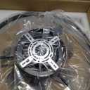 Ceiling Fans with Lights and Remote, 20" Modern Low Profile Ceiling Fan, 6-Speed Quiet Reversible Motor, Flush Mount LED Fan Light,Stepless Dimmable for Bedroom & Kids Room (Black)