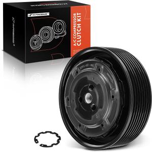 A-Premium Air Conditioner AC Compressor Clutch Kit Compatible with BMW E70 Series X5 2011, F25 Series X3 2011-2012, E84 Series X1 2012, 3.0L