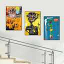 Canvas Framed Wall Art Large Size 24 X 32In 3 Pieces Of Modern Abstract Simple Posters Prints, Artwork Whether Hanging In The Living room Bedroom Kitchen Office Can Be Aesthetic Wall Decor