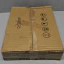 TV Tray Table 360 Swivel Adjustable Height C Table End Table for Small Spaces, Couch Tables C Shaped Side Tables for Living Room, Bedroom, Sofa Tray Table for Eating(Walnut Brown)