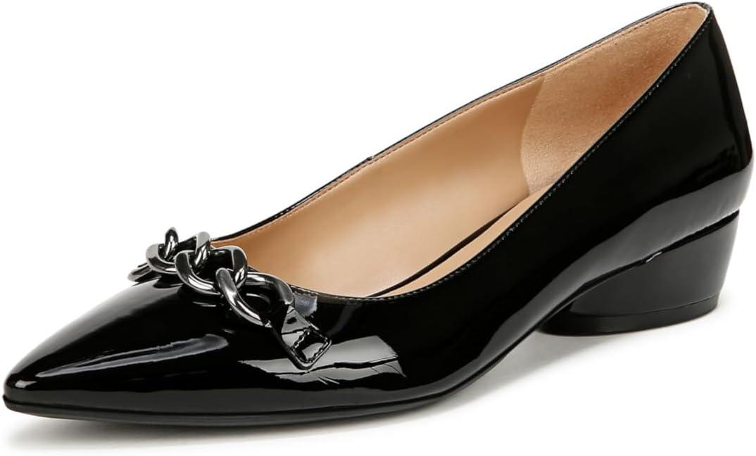 Naturalizer Women's Becca Ballet Flat (6, Black Patent)