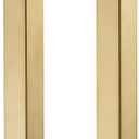 TOGU TG-R3030 Heavy Duty Commercial Grade 600mm/24 inches Square/Rectangle Shape Solid 1.2mm Thick Stainless Steel 304 Push Pull Door Handle, Satin Gold Finish