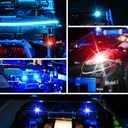 BRICKSHINING LED Lighting Compatible with Lego Porsche GT4 e-Performance Race Car 42176, Light Kit Compatible with Lego 42176, Giving Light to Model, NOT Included The Model Set(18 Key RC Version)
