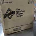 Bounty 16 Family Rolls, Paper Towels 107 2 Ply Sheets per Roll