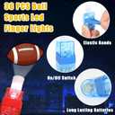 36 PCS Sport Party Favors Football LED Light Up Finger Lights, Glow in the Dark Basketball Baseball Soccer Party Finger Flashlight Bulk for Sport Goodie Treat Bag Stuffers Game Birthday Party Supplies