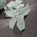 5LB Frosted Sea Glass Vase fillers Crushed Glass, Sea Glass Decor Ideal for Christmas DIY Craft, Aquarium Gravels, Home Decor Crushed Sea Glass Pieces for Beach Wedding, 0.7-3 Inch Turquoise