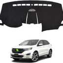 Cartist Dashboard Cover Mat for 2015-2022 2023 2024 2025 2026 Ford Edge Accessories Dash Cover Flannel Dash Mat Sunshade Glare UV Rays Protector
