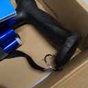 Rehand Quad Cane, Walking Cane with Ergonomic Handle Ever and Graceful 4-Pronged Base for Extra Stability, Adjustable Walking Sticks for Right or Left Handed Men & Women and Seniors (Blue)